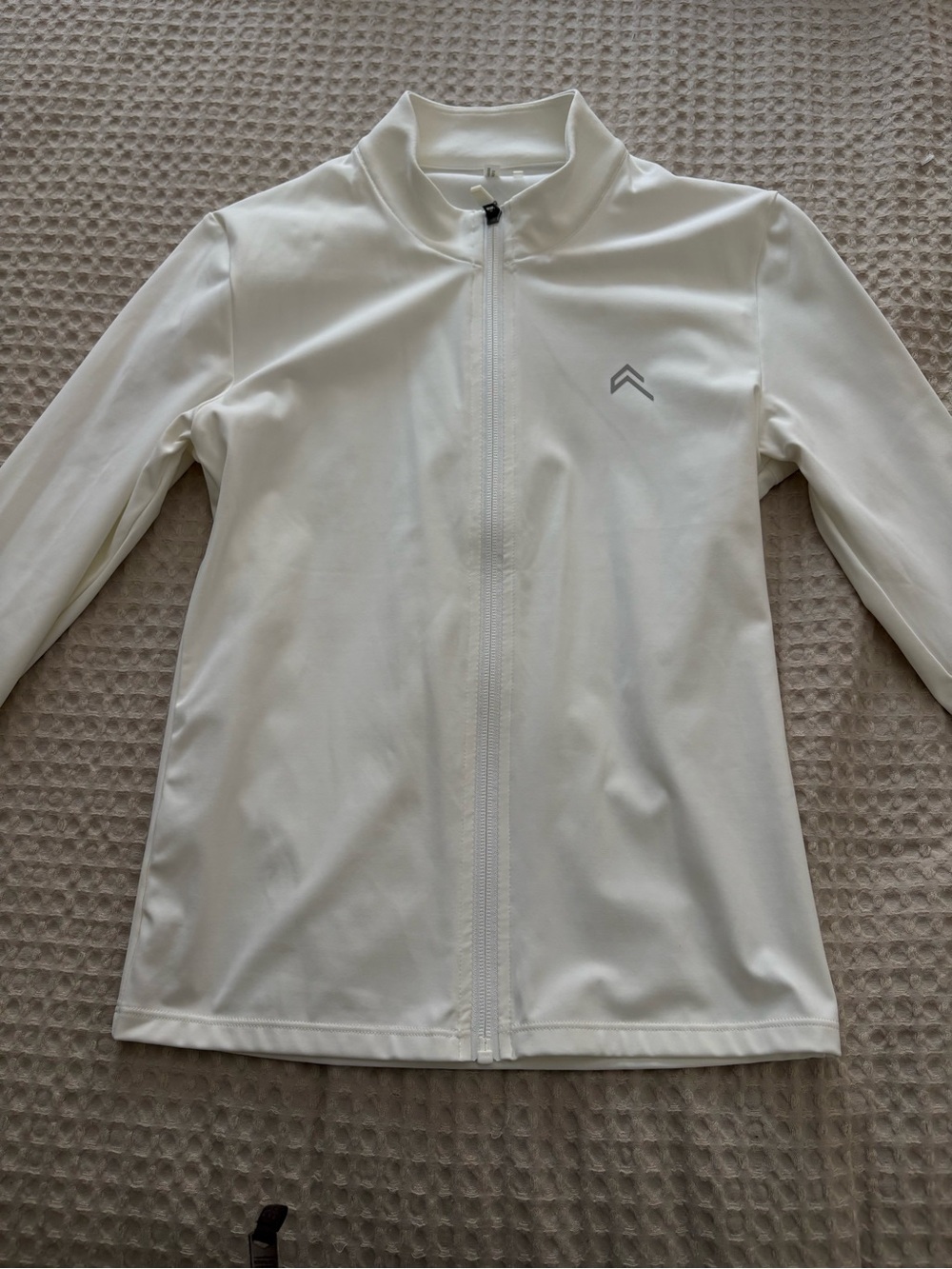 Oner Active White Full-Zip Long Sleeve Jacket size small timeless collection